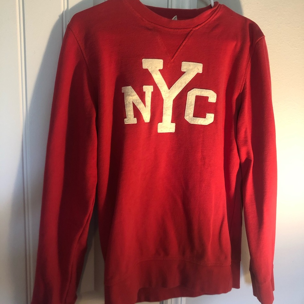H&M “NYC” Sweatshirt Red